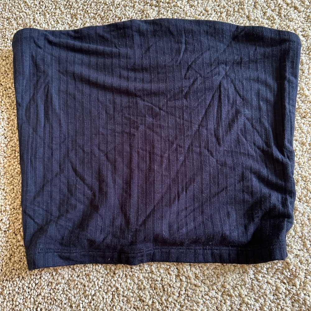 American Eagle soft & sexy rib black tube top